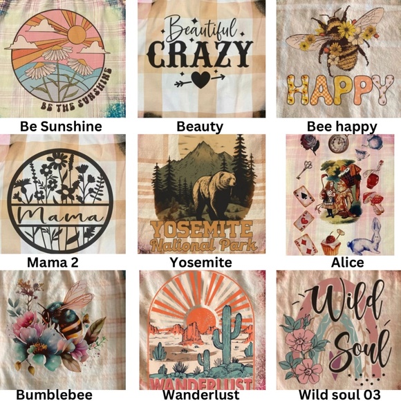 ❤️Custom Flannel Shirt Graphic❤️ - Picture 9 of 13